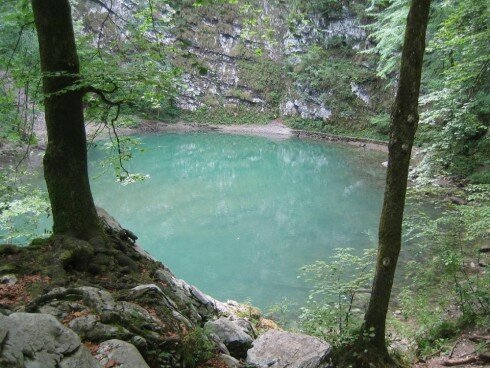 Wild Lake in Idrija
