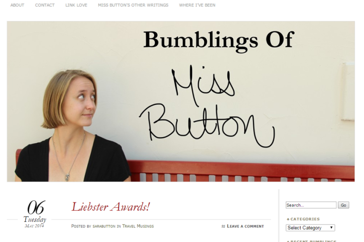 Bumblings of Miss Button Blog