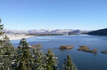 cerknica lake in winter
