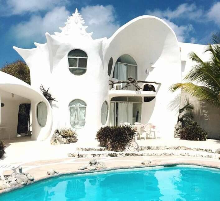 The Shell House, Isla Mujeres Mexico