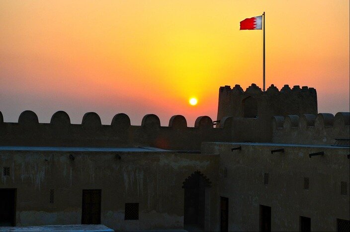 Sunset at Bahrain Fort