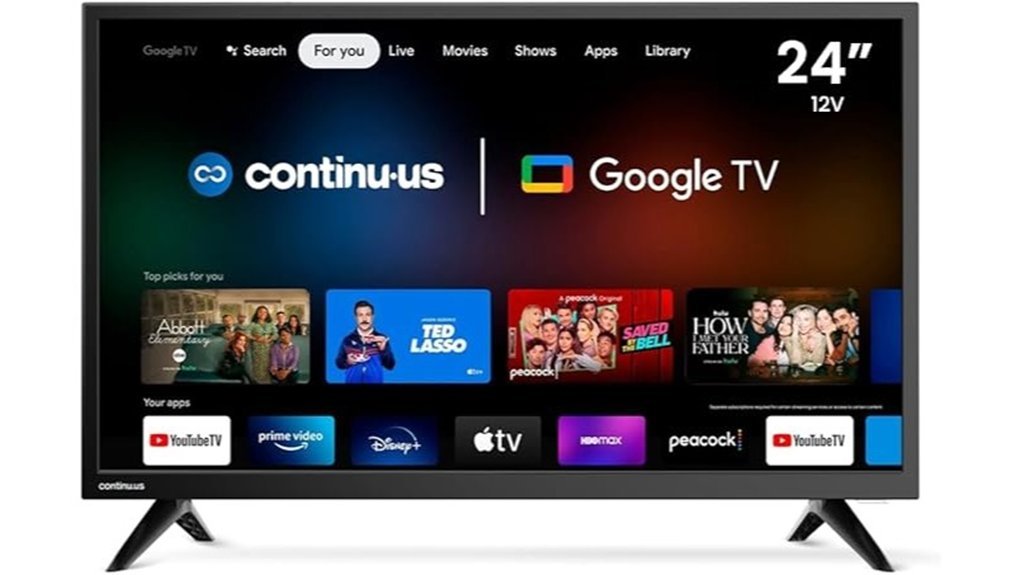 24 inch smart rv tv