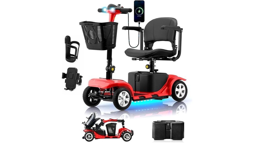 adult mobility scooter basket