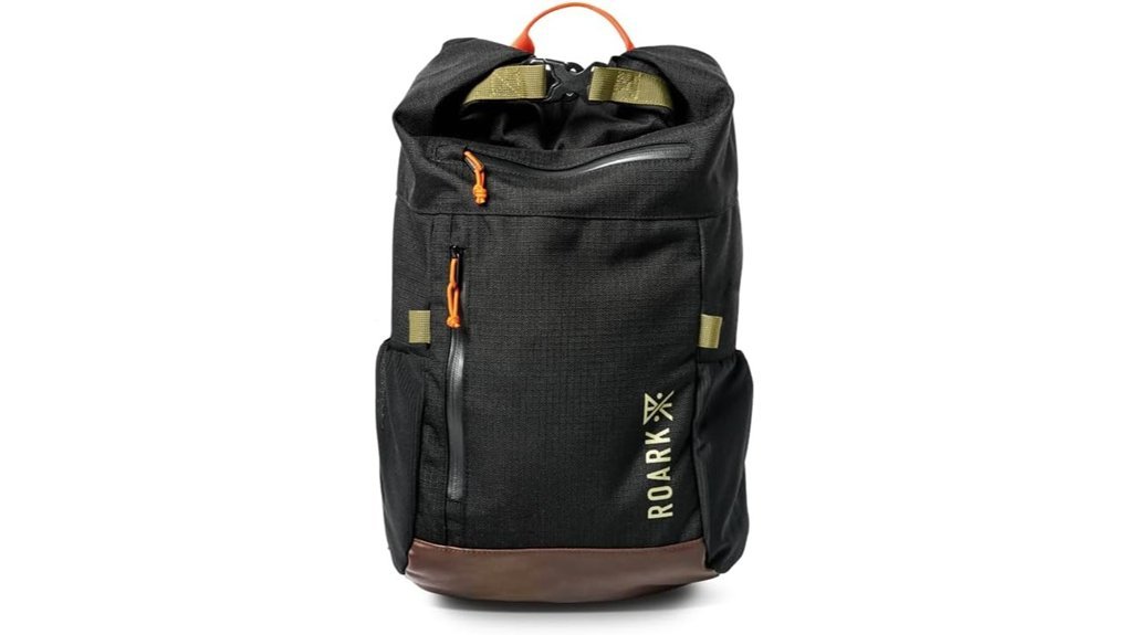 black 27l travel backpack