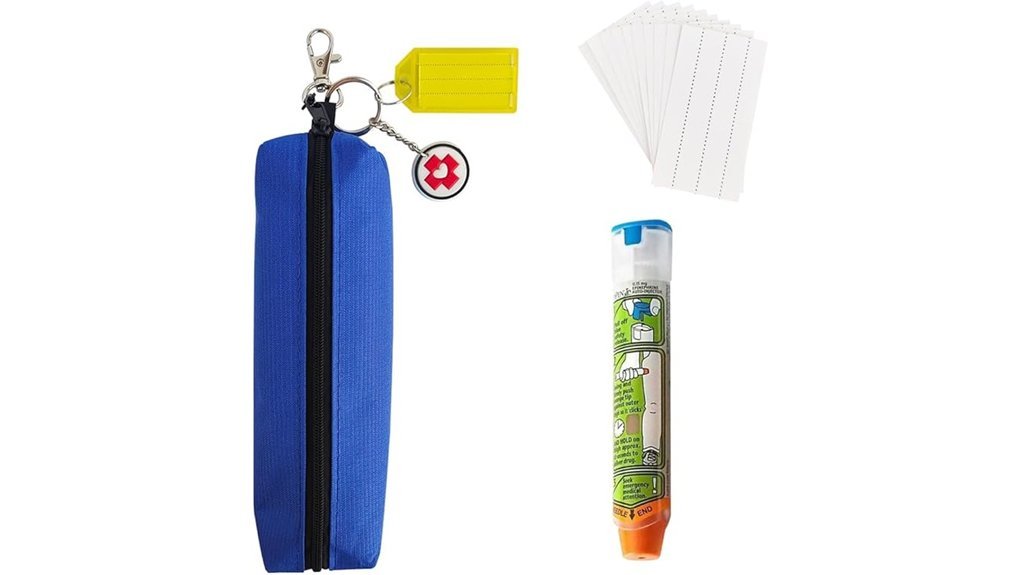 blue epipen travel organizer