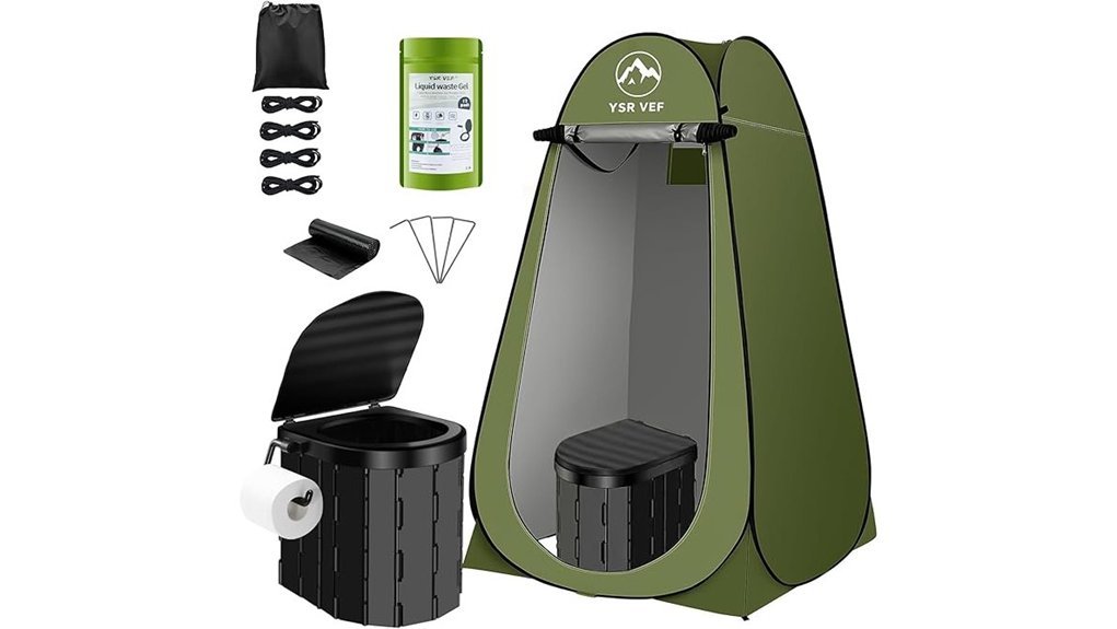 camping privacy toilet solution