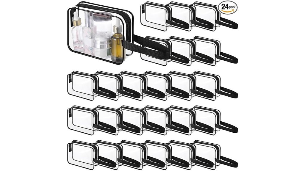 clear pvc makeup bags