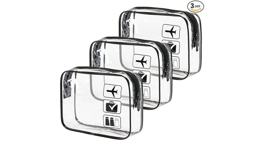 clear tsa approved toiletry bags