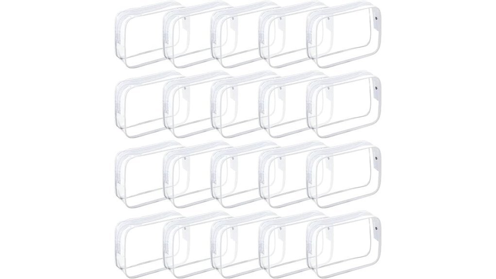 clear waterproof cosmetic bags
