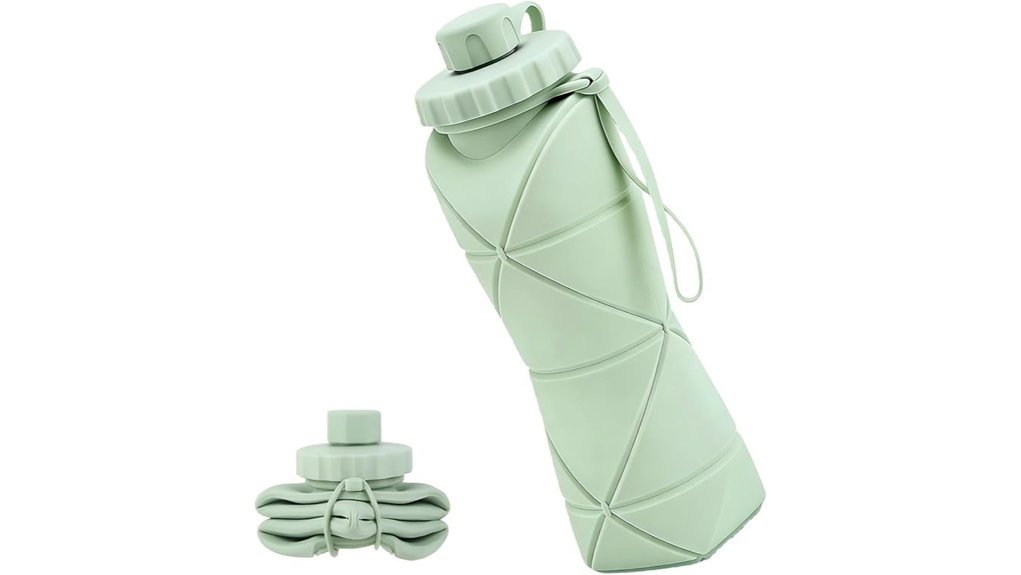 collapsible bpa free travel bottle