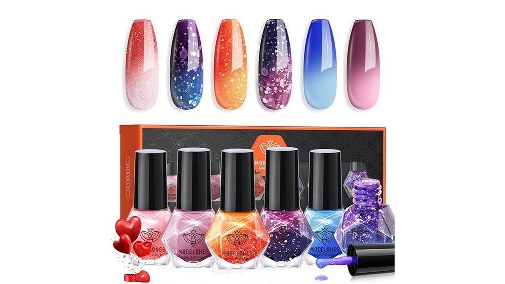 color changing nail polish set