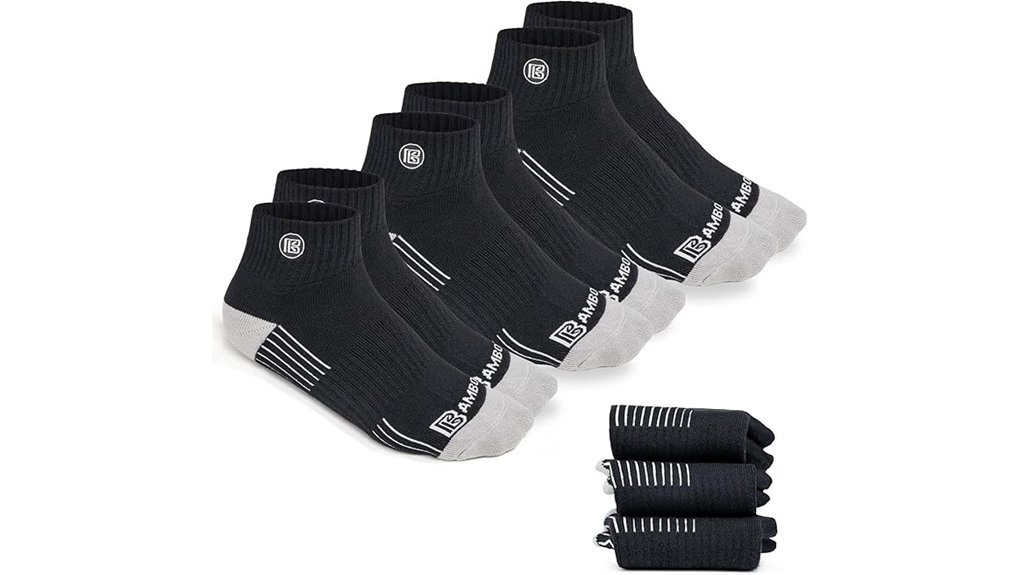 comfortable bamboo crew socks