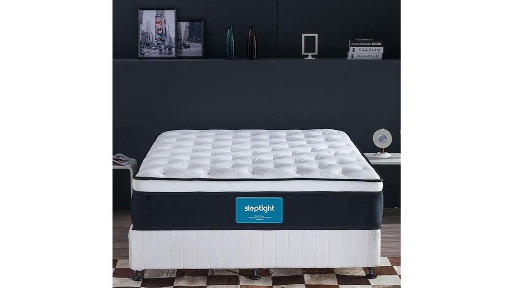 comfortable hybrid mattress design