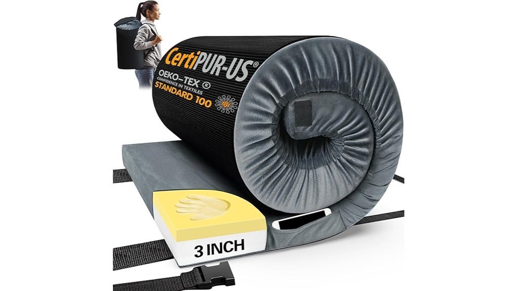 comfortable portable camping pad