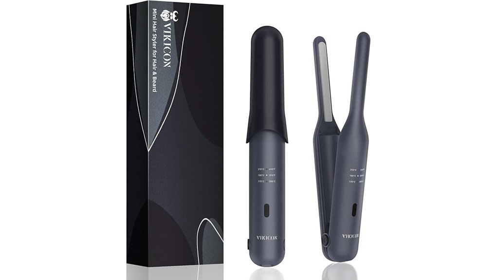 compact cordless hair straightener