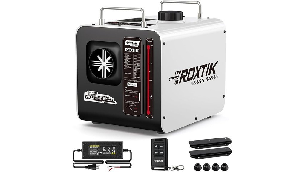compact diesel heater system