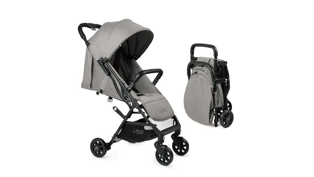 compact one handed baby stroller
