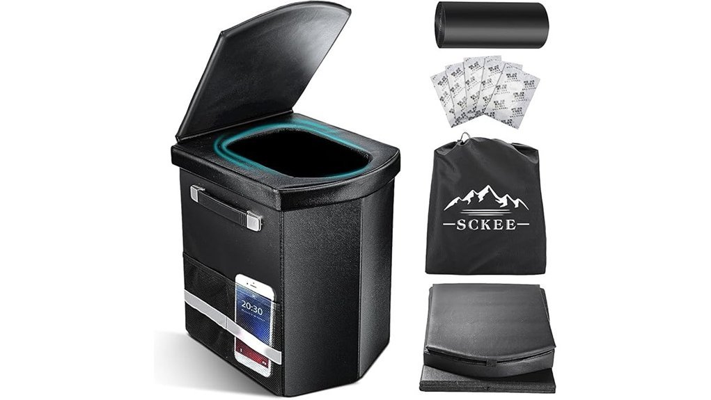 compact outdoor toilet solution