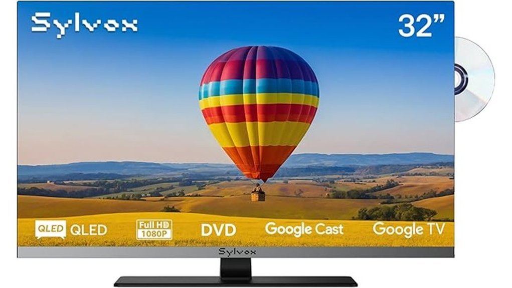 compact qled rv television