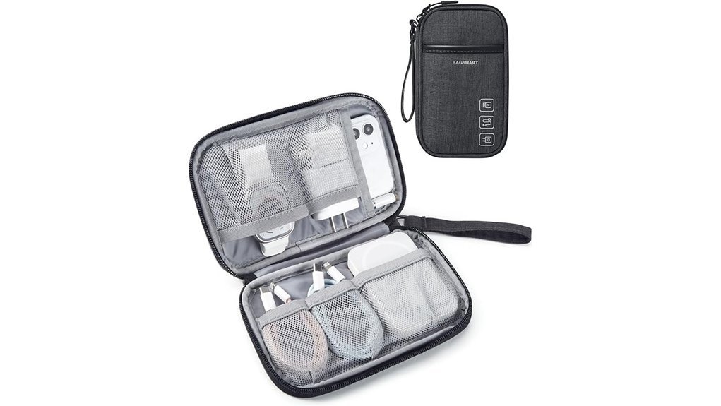 compact travel cable organizer