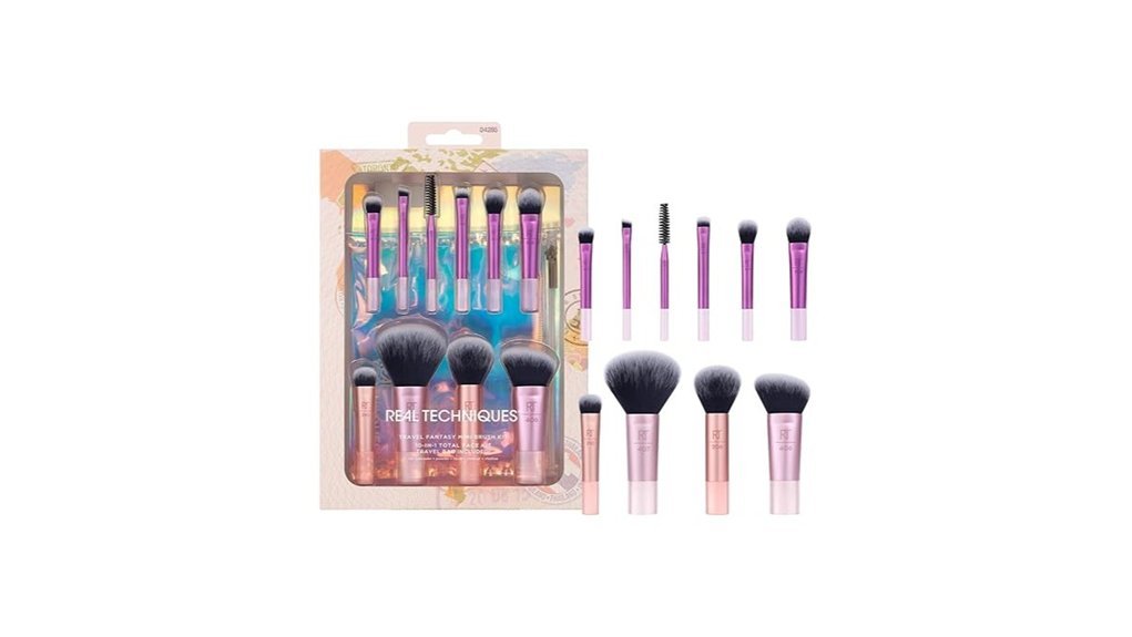compact travel makeup brushes
