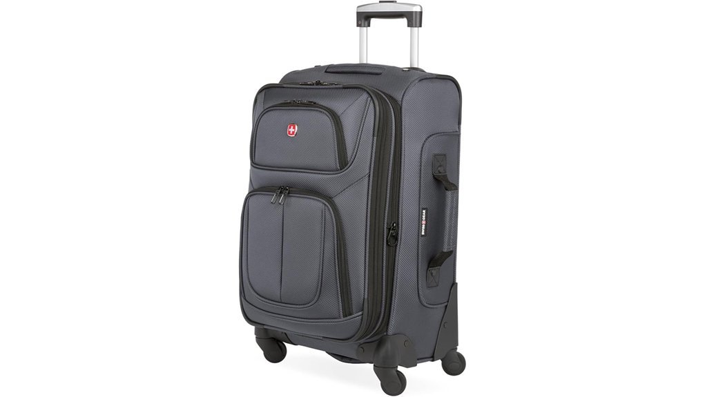 compact travel spinner luggage