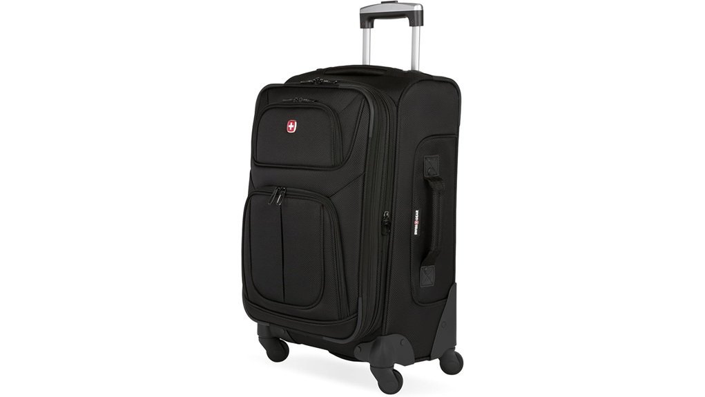 compact travel spinner luggage