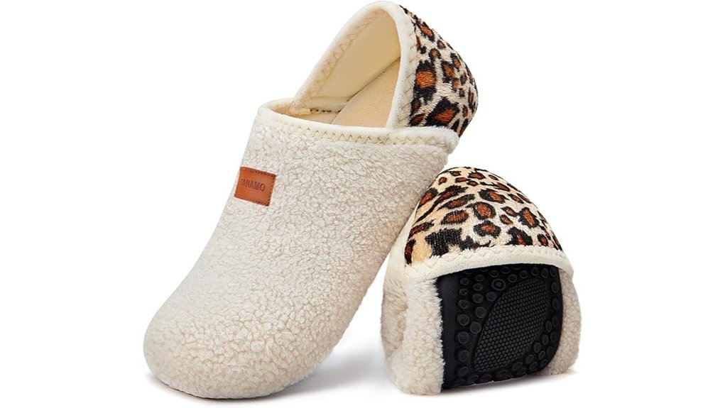 cozy barefoot house slippers