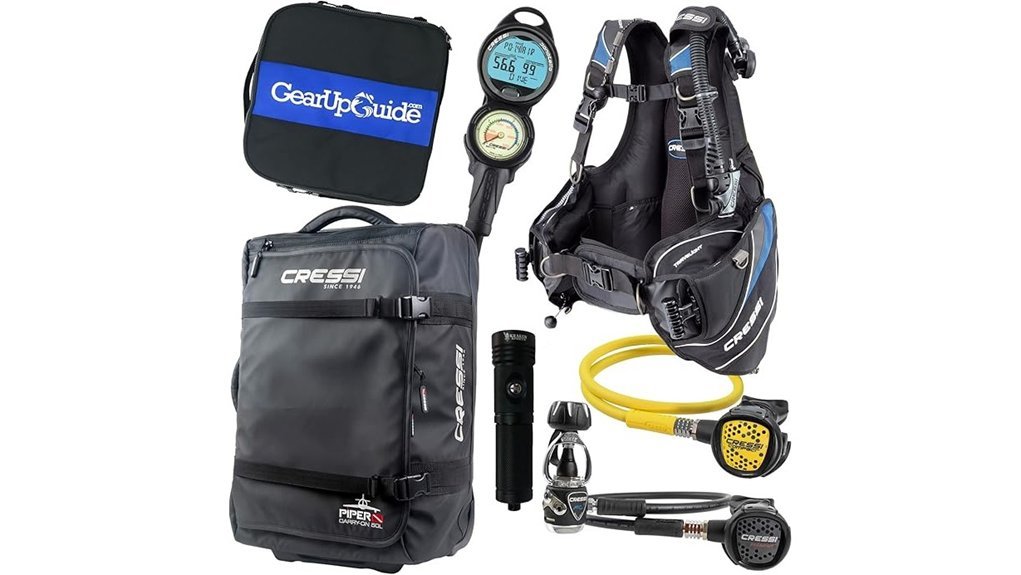 cressi diving carry on package