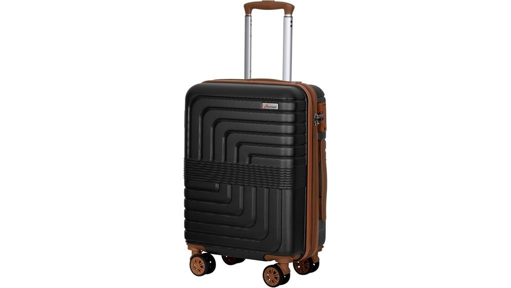 expandable black carry on luggage