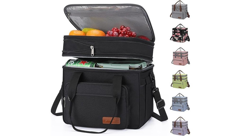 expandable double deck cooler