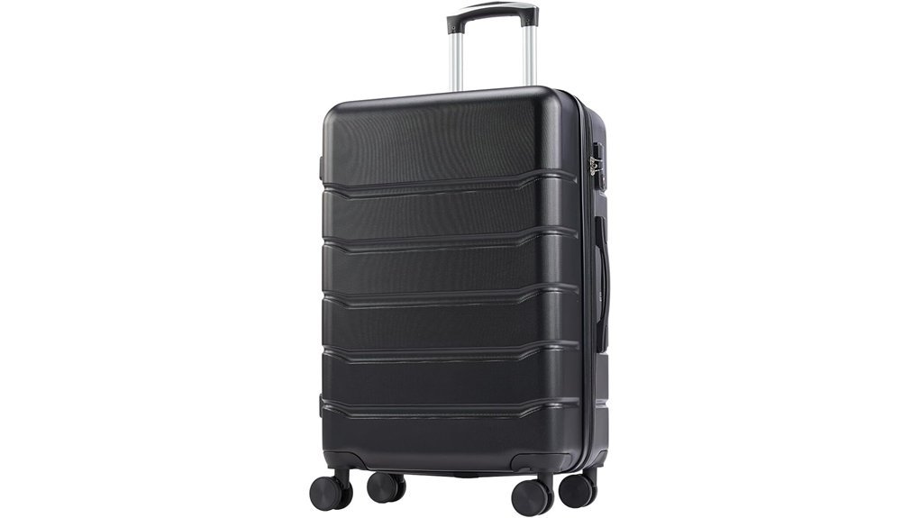 expandable hard shell suitcase
