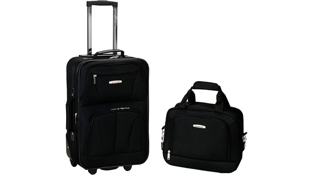 expandable softside luggage set
