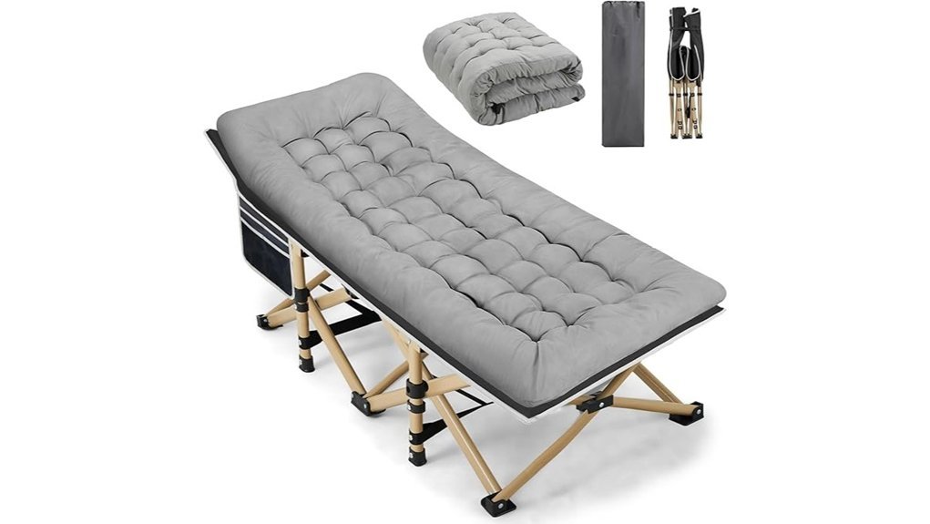 extra wide camping cot