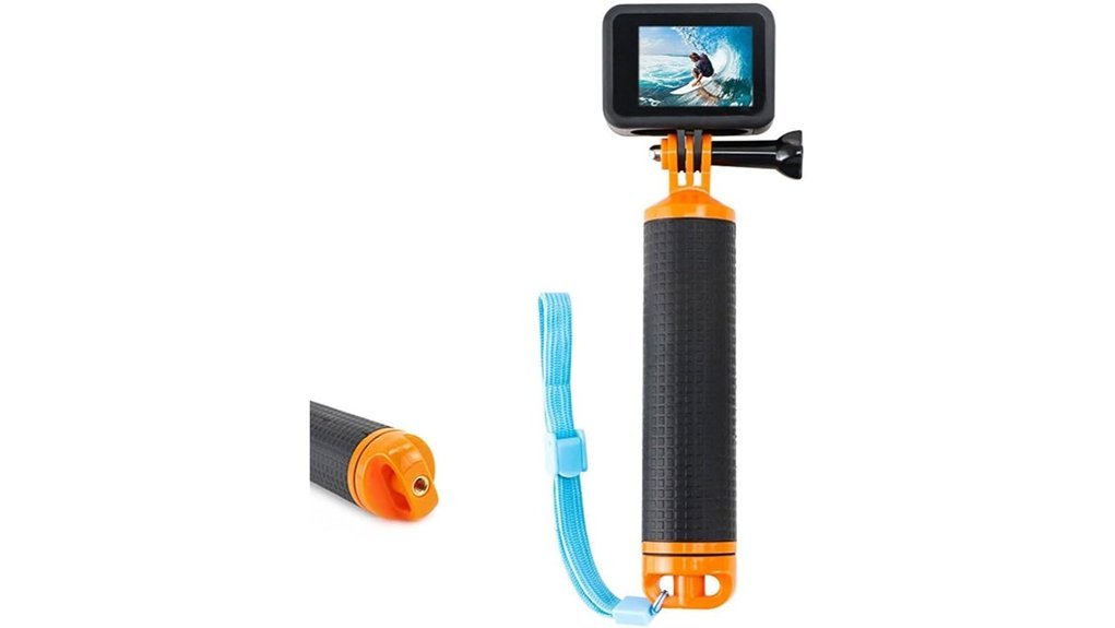 floating grip for gopro