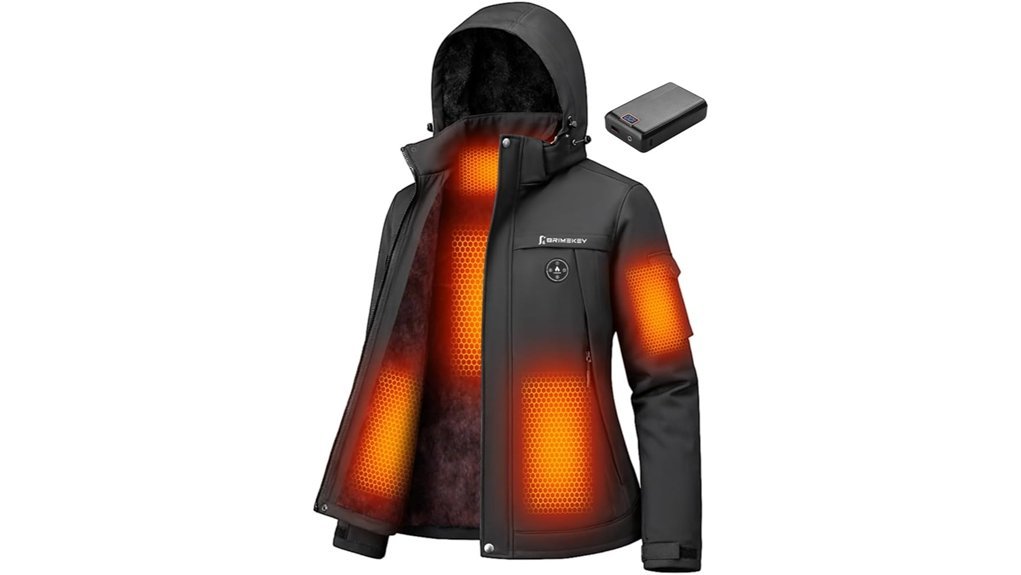 graphene battery powered ski jacket