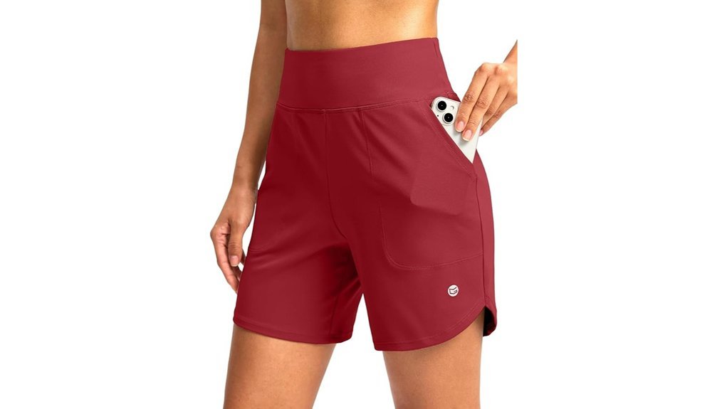 high waisted athletic shorts