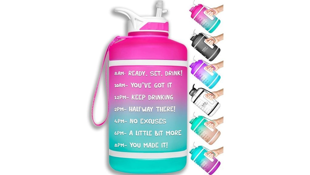 hydromate 64oz straw bottle