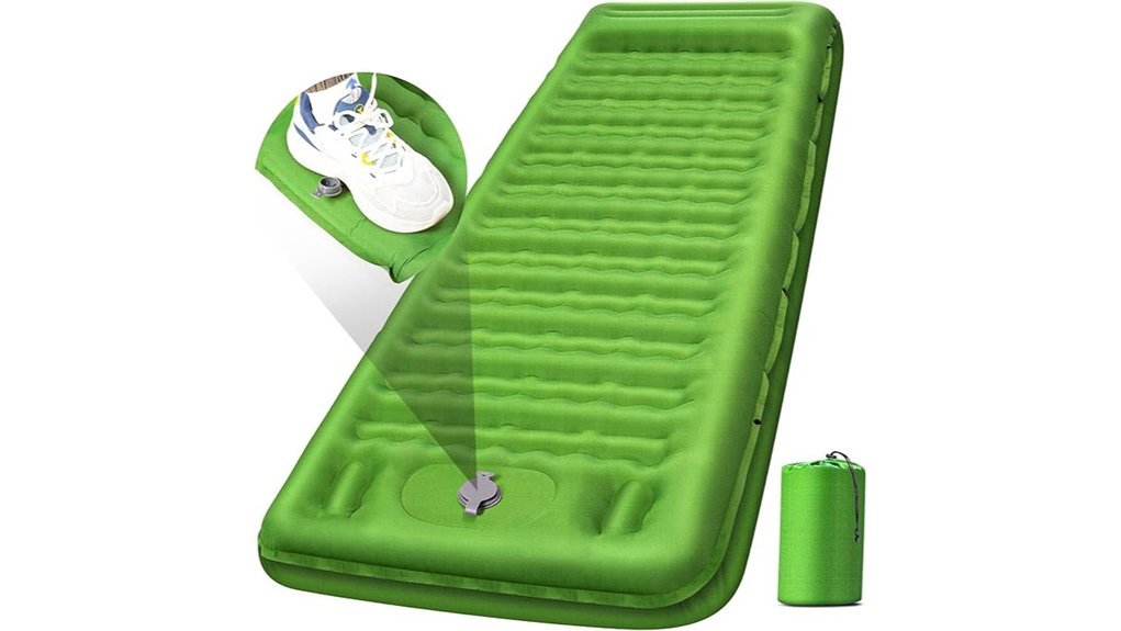 inflatable camping sleeping pad
