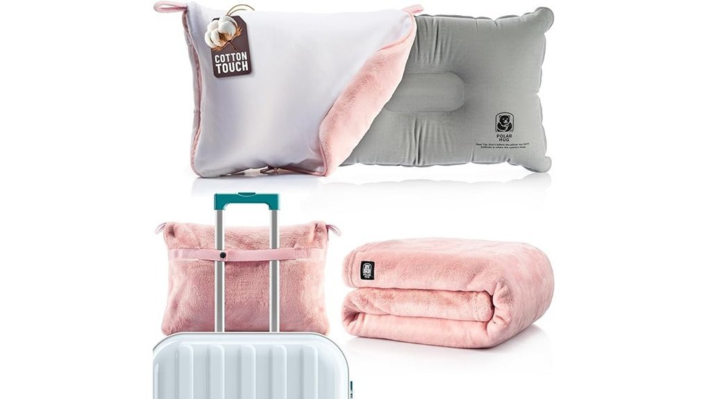 inflatable travel pillow set