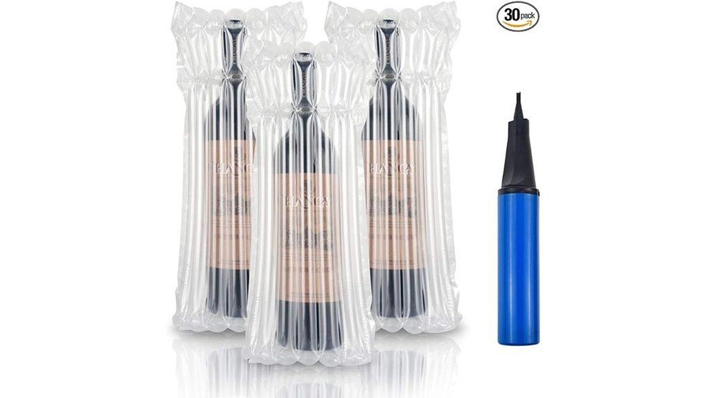 inflatable wine bottle protectors