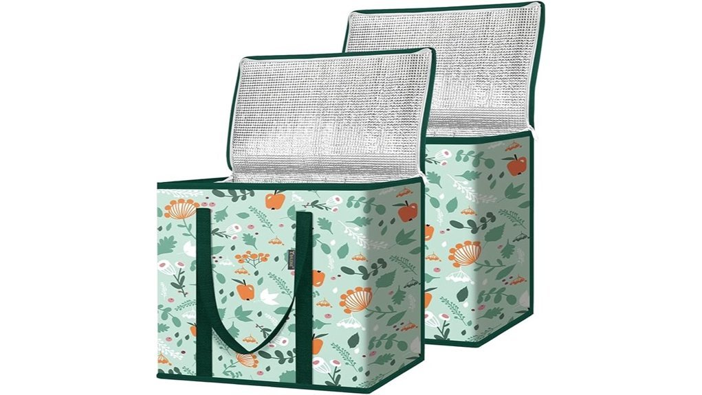 insulated reusable grocery bags