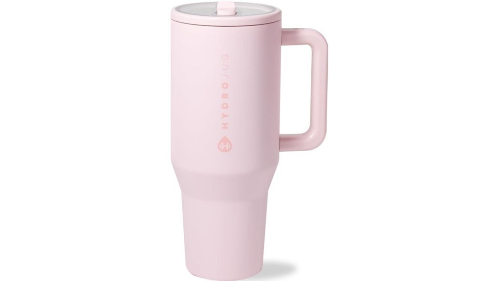 insulated water bottle with straw