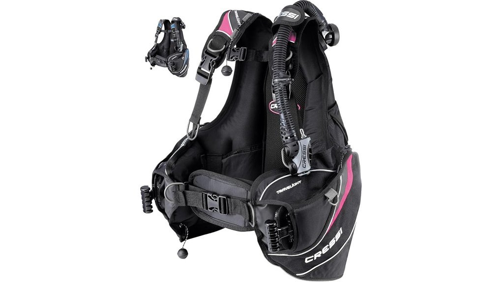 lightweight travel scuba bcd