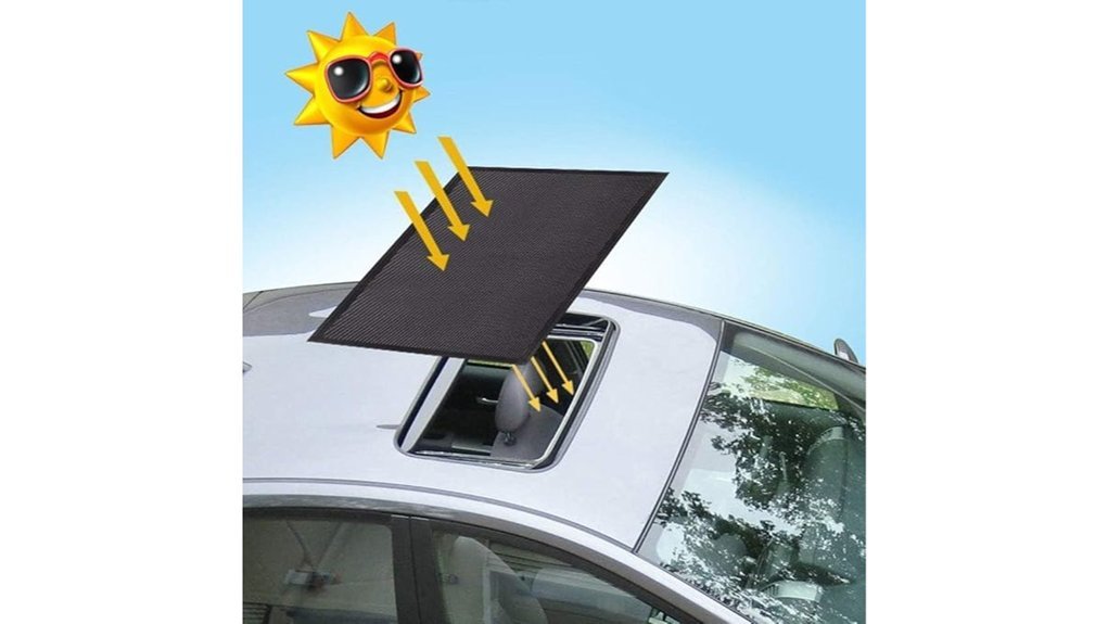 magnetic sunroof shade camping