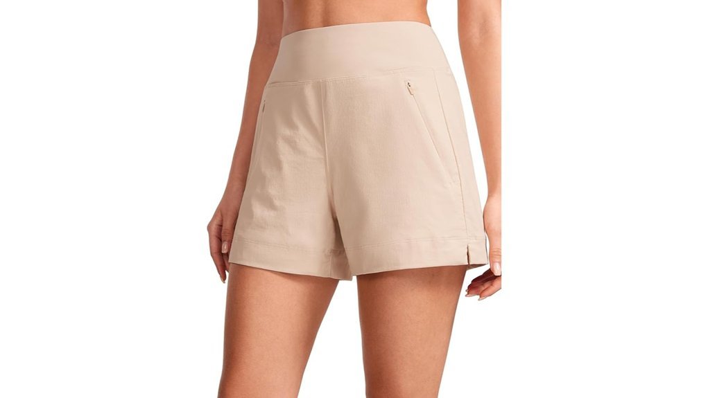 mid rise hiking shorts