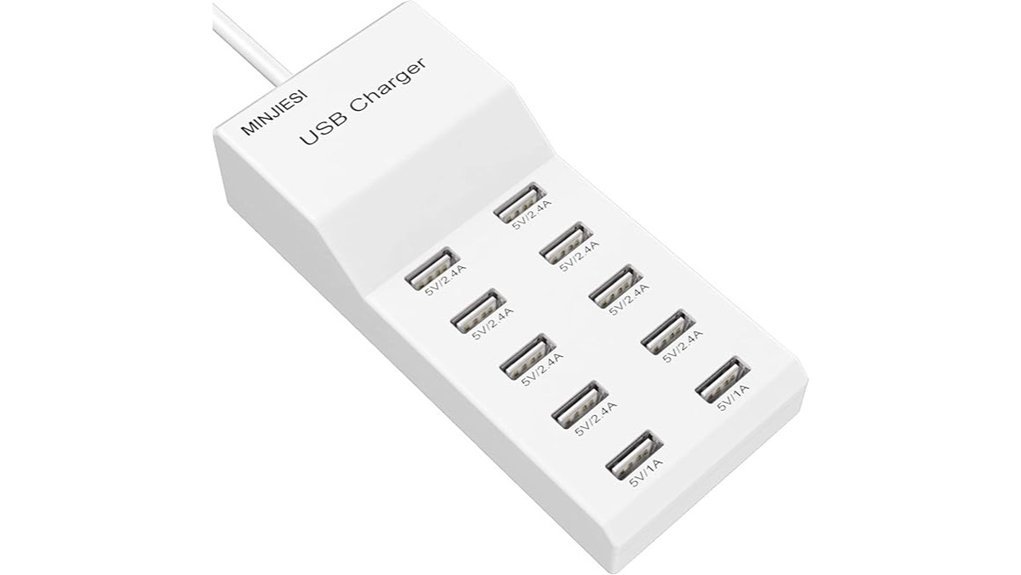 multi device usb charger station