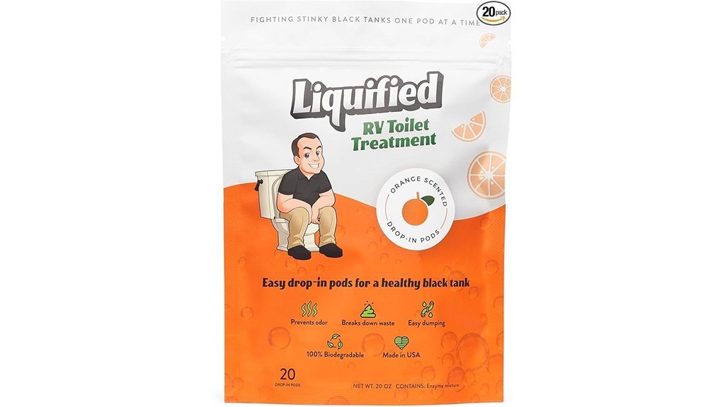orange toilet treatment drops