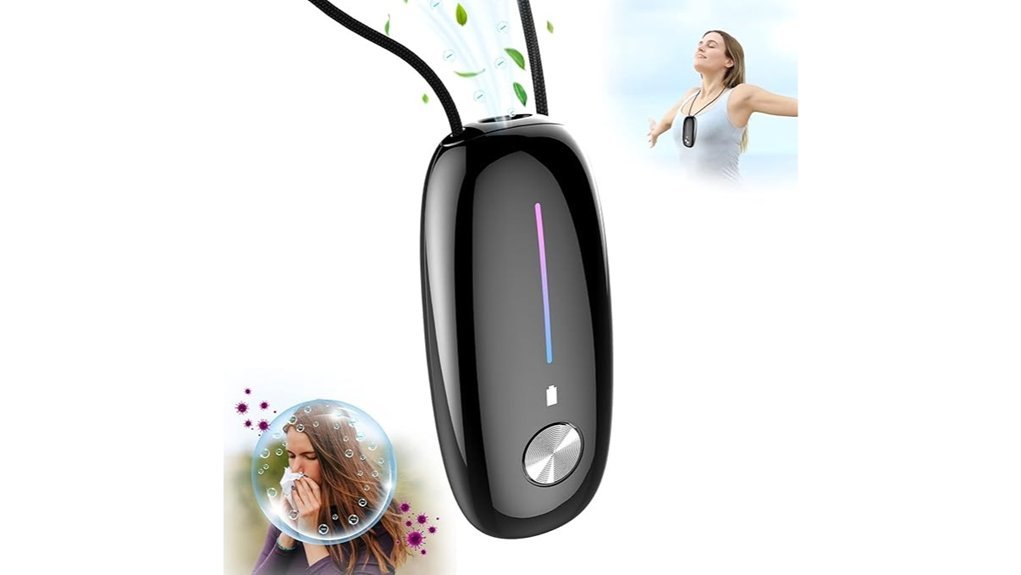 personal air purification necklace