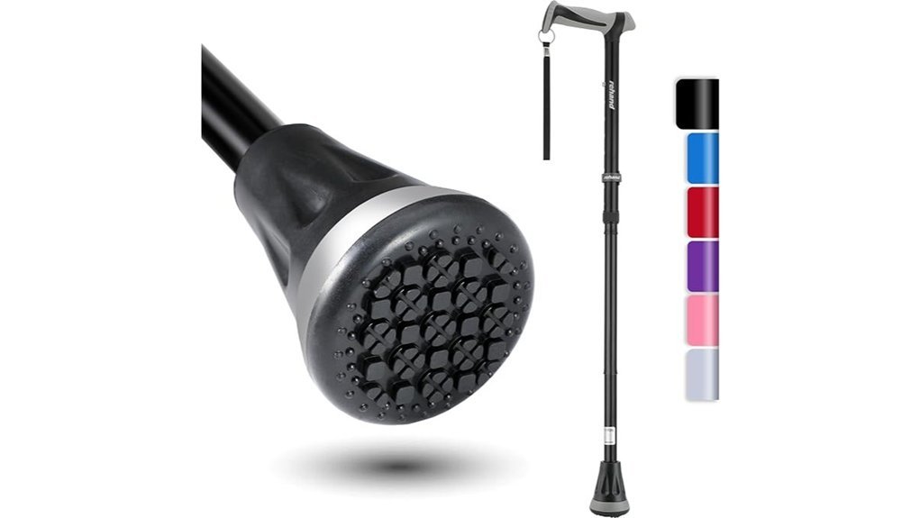 portable adjustable walking cane